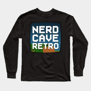 Nerd Cave Retro "Album Cover" Design Long Sleeve T-Shirt